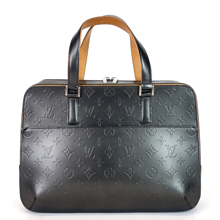 malden monogram mat vernis leather bag