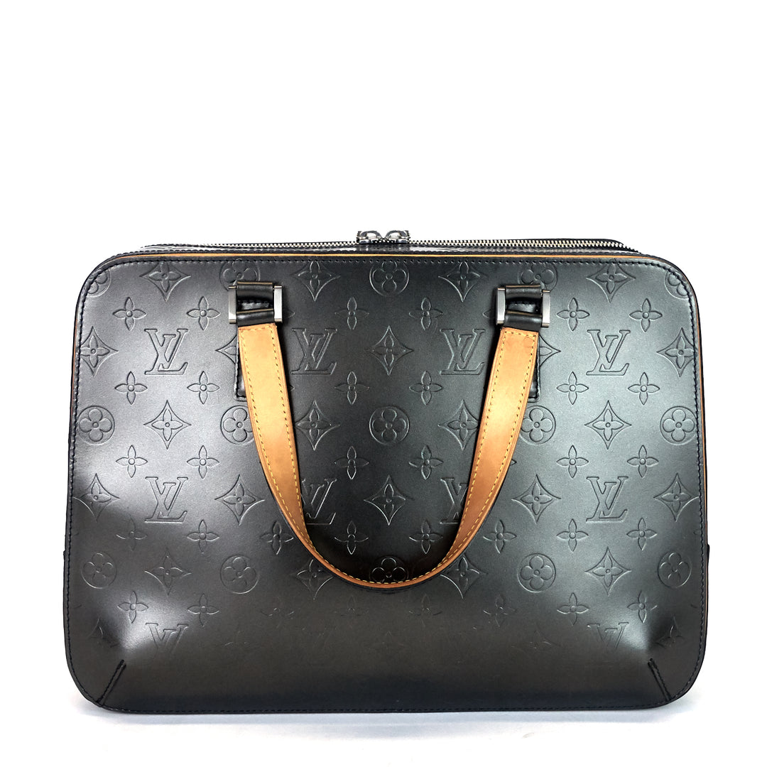 malden monogram mat vernis leather bag