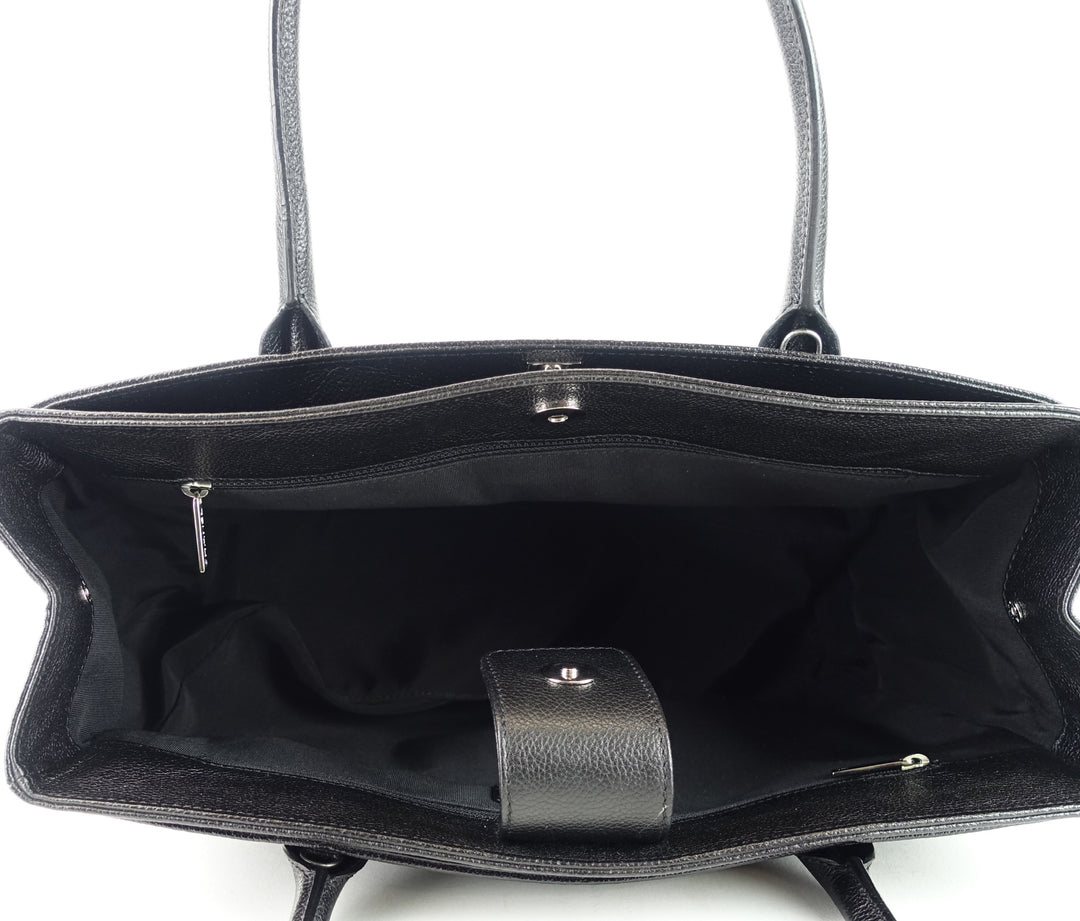 cerf executive xl caviar leather tote bag