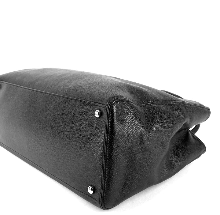 cerf executive xl caviar leather tote bag