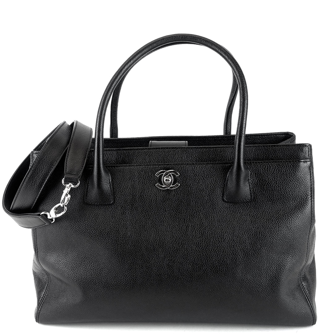 cerf executive xl caviar leather tote bag