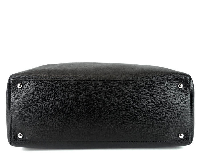cerf executive xl caviar leather tote bag