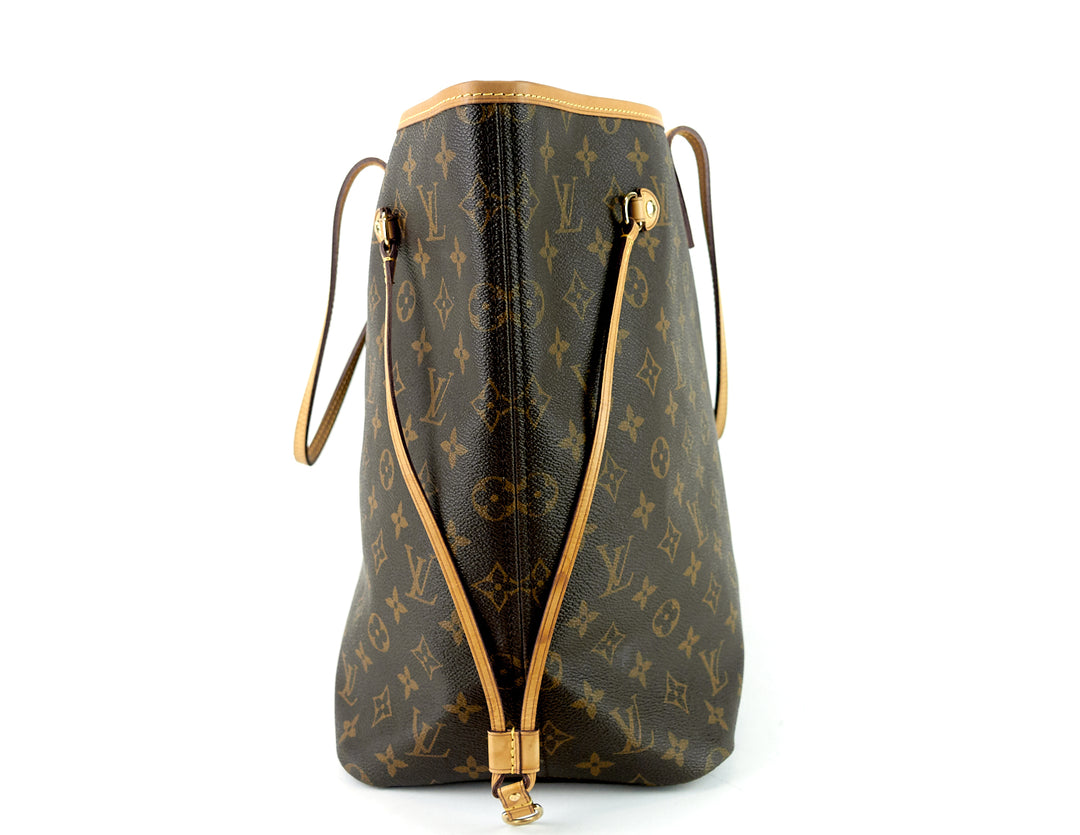 neverfull gm monogram canvas tote bag