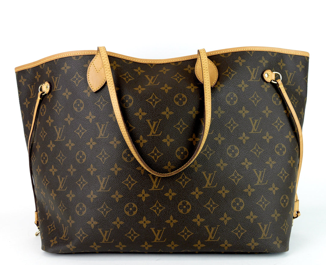 neverfull gm monogram canvas tote bag