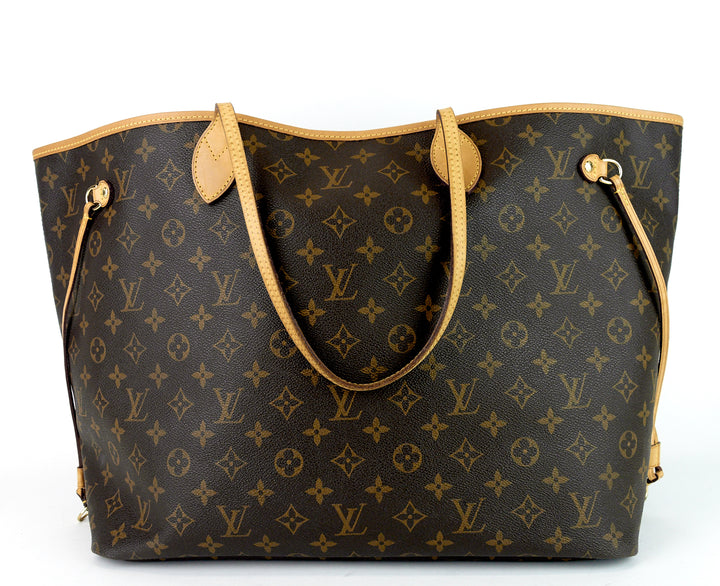 neverfull gm monogram canvas tote bag