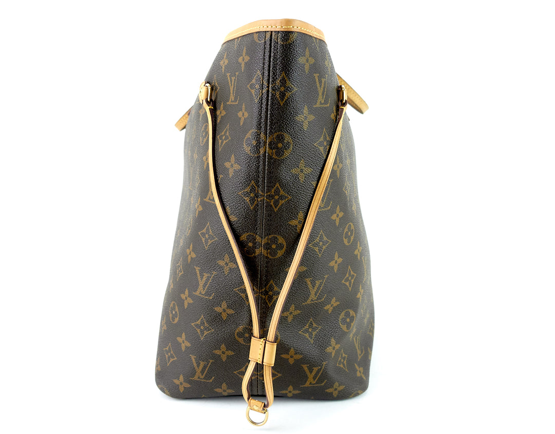 neverfull gm monogram canvas tote bag