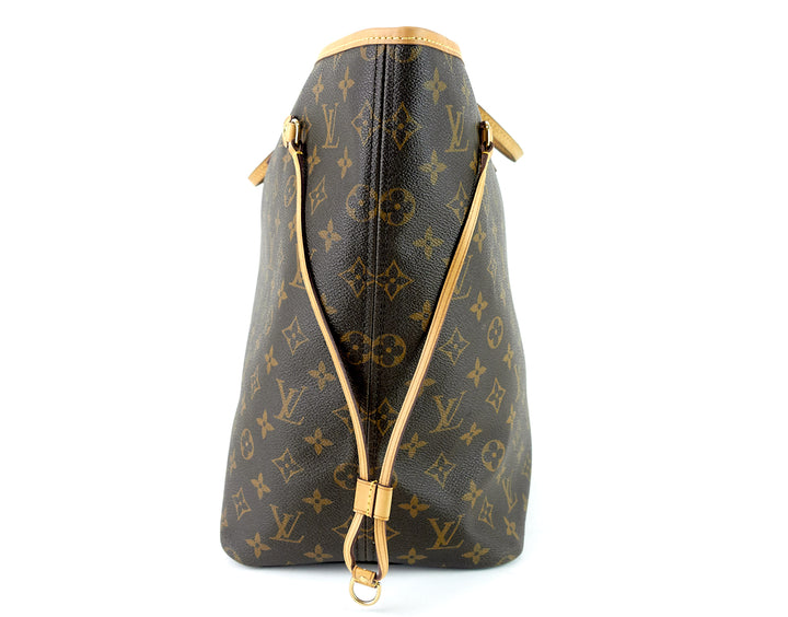 neverfull gm monogram canvas tote bag