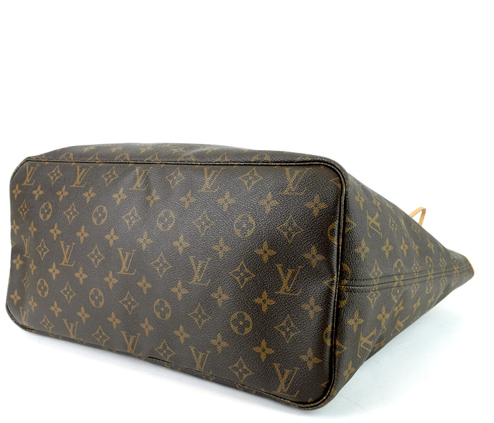 neverfull gm monogram canvas tote bag