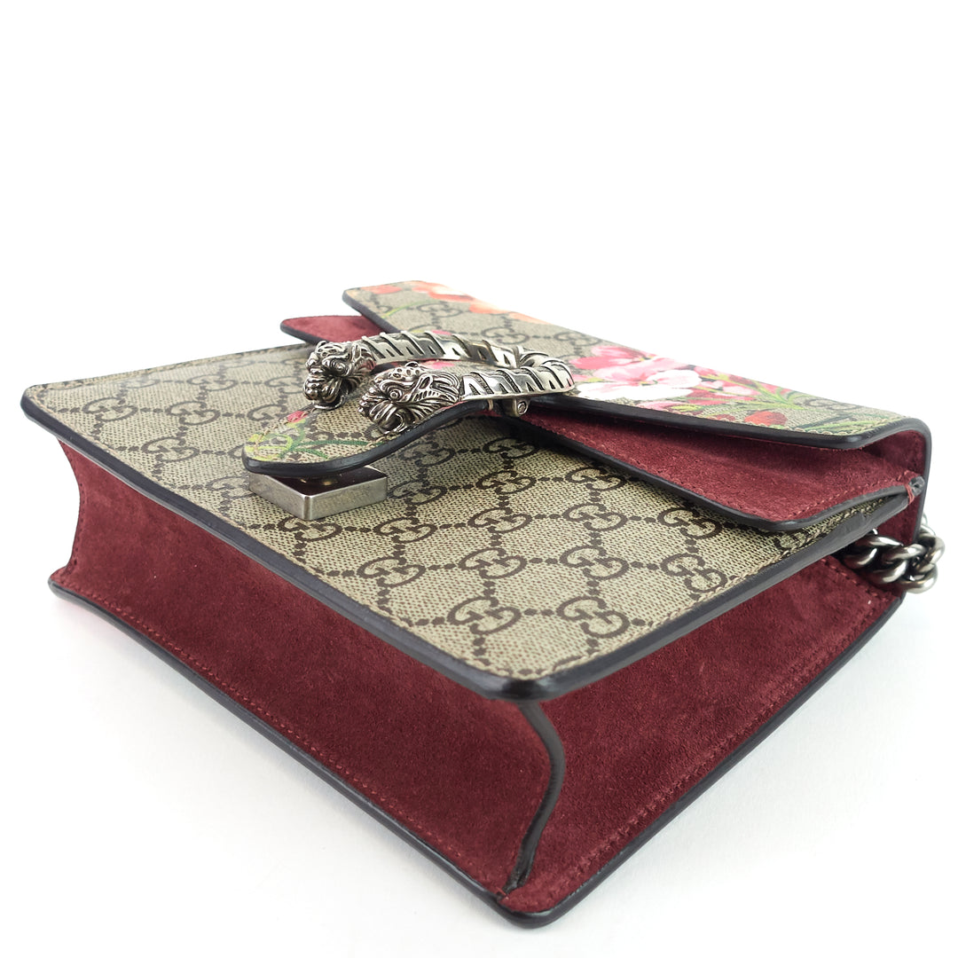 dionysus supreme monogram canvas floral print mini bag
