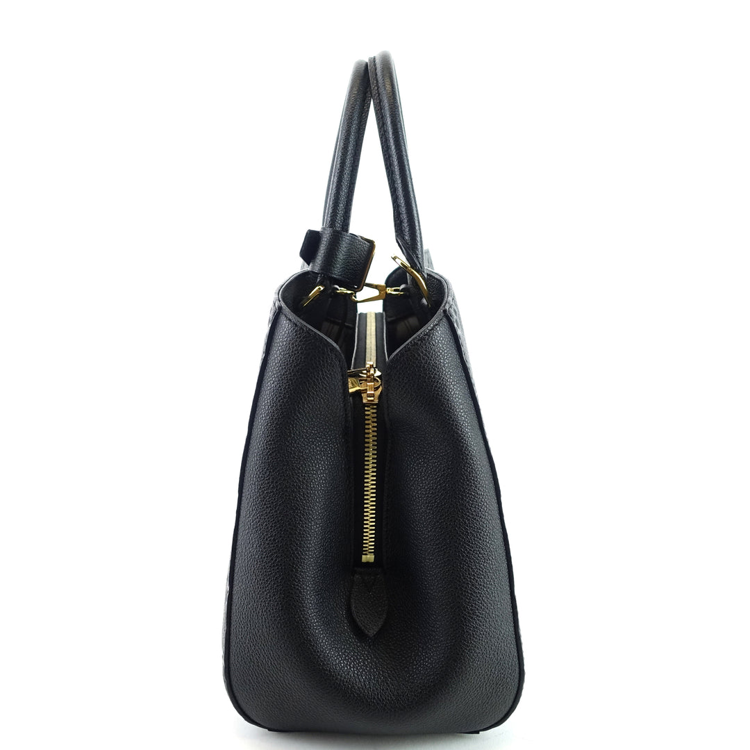 montaigne mm monogram empreinte leather bag