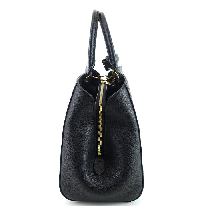 montaigne mm monogram empreinte leather bag