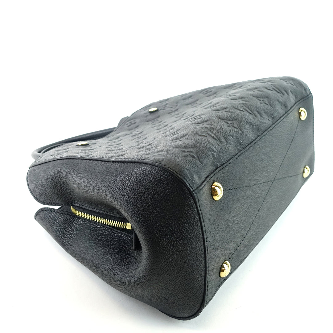 montaigne mm monogram empreinte leather bag