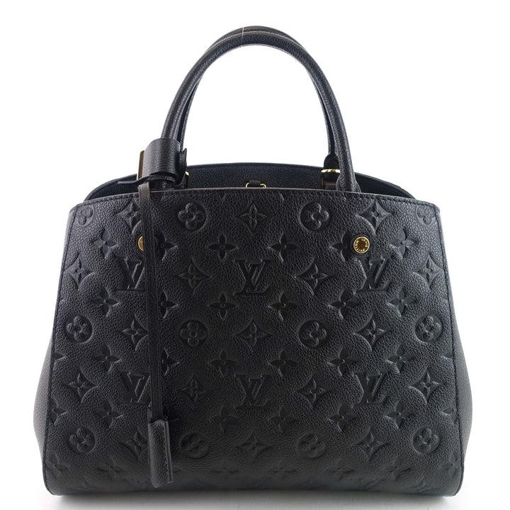 montaigne mm monogram empreinte leather bag