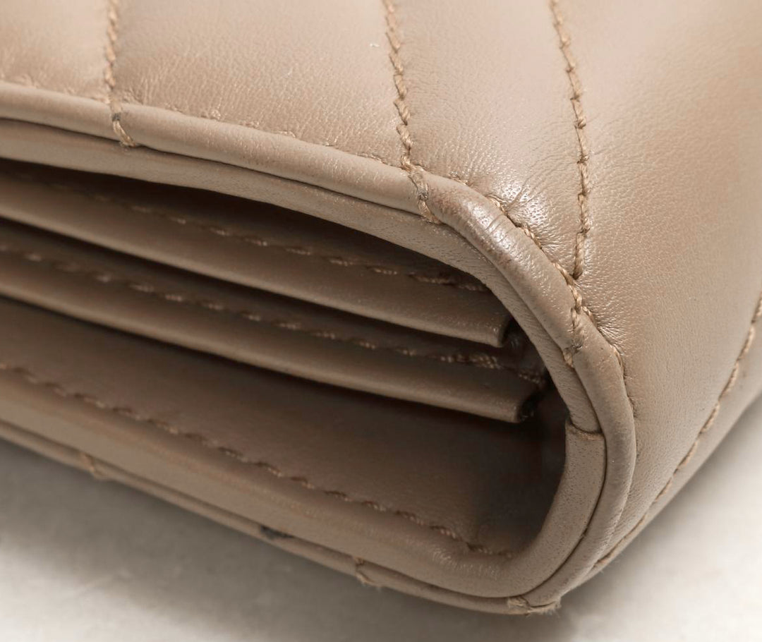 gg marmont matelasse leather wallet on a chain bag