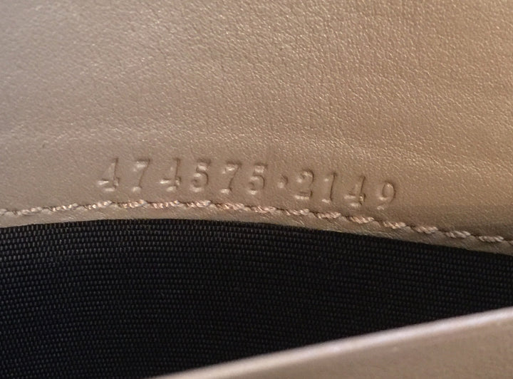 gg marmont matelasse leather wallet on a chain bag