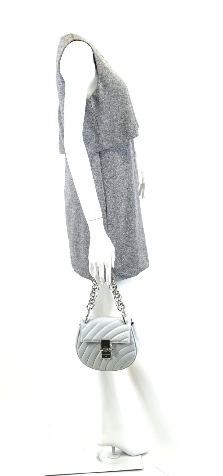 drew bijou calf leather mini crossbody bag