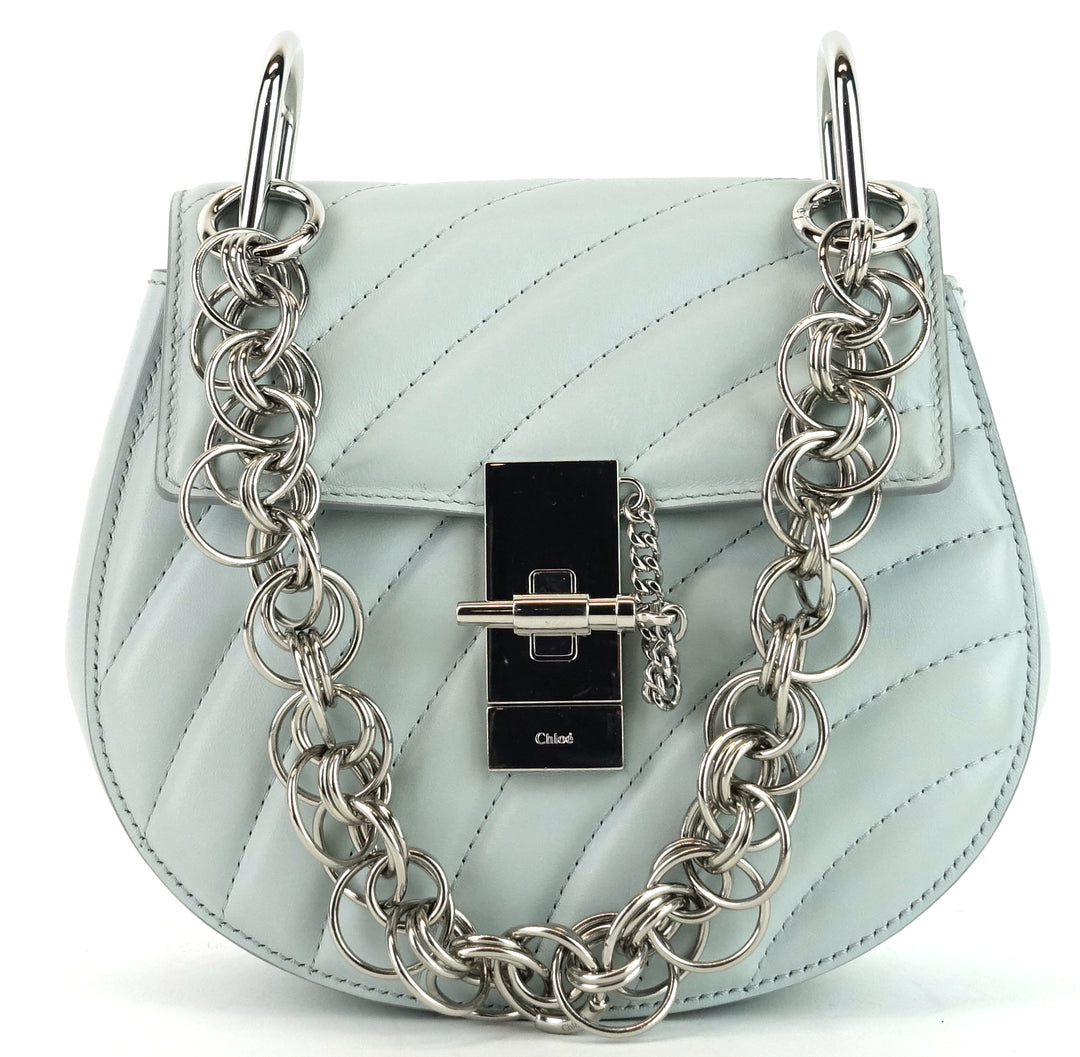 drew bijou calf leather mini crossbody bag