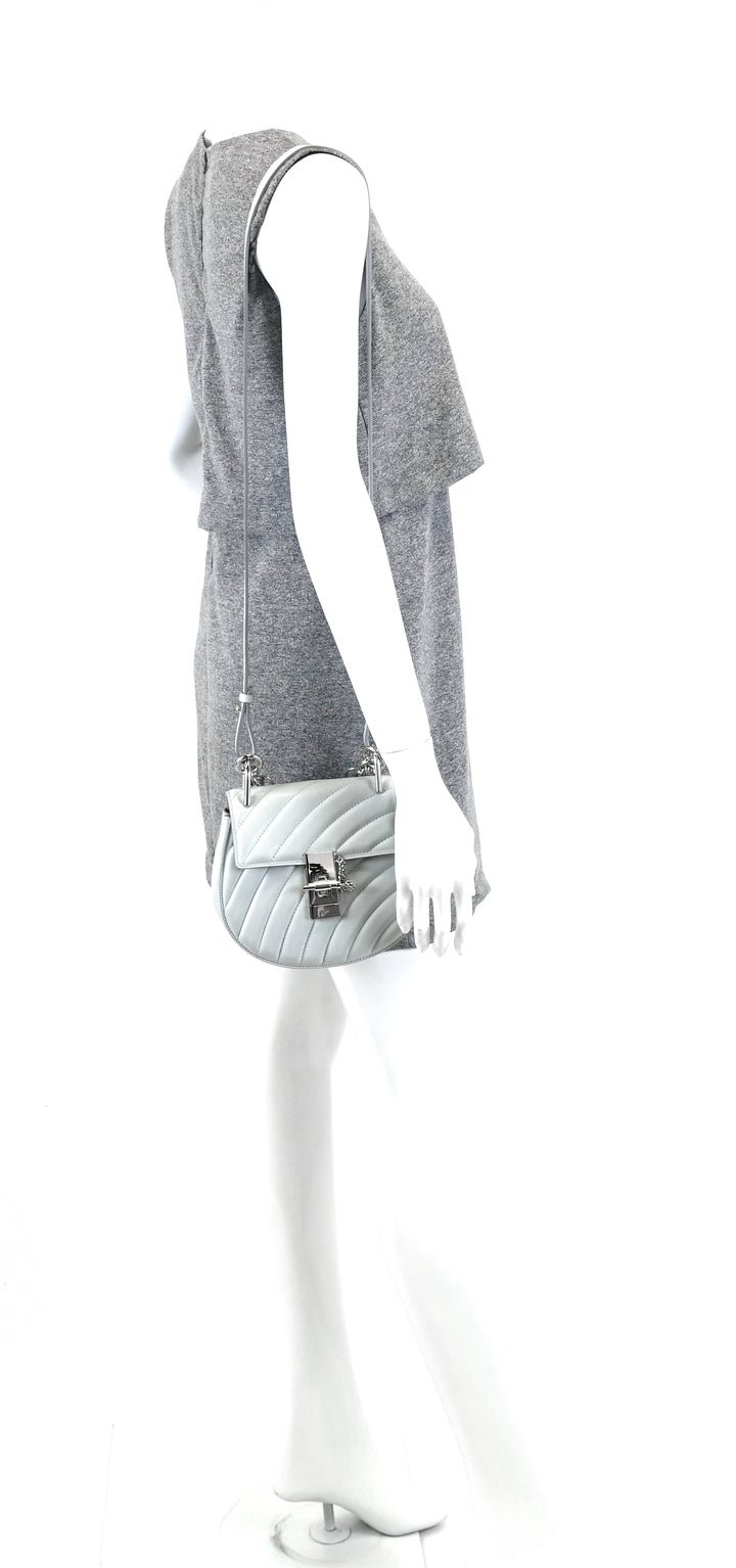 drew bijou calf leather mini crossbody bag