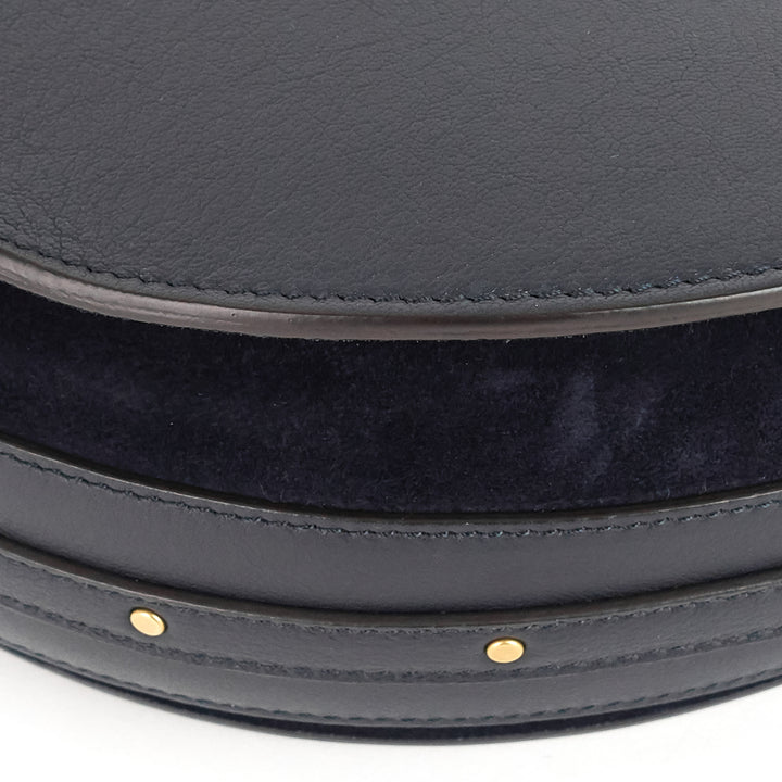 pixie medium calfskin and suede double handle bag