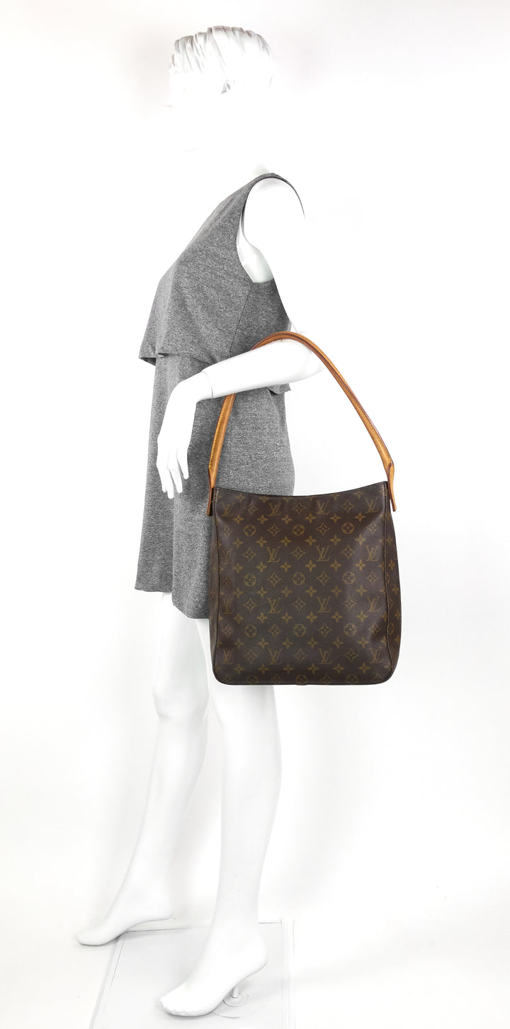 looping gm monogram canvas shoulder bag