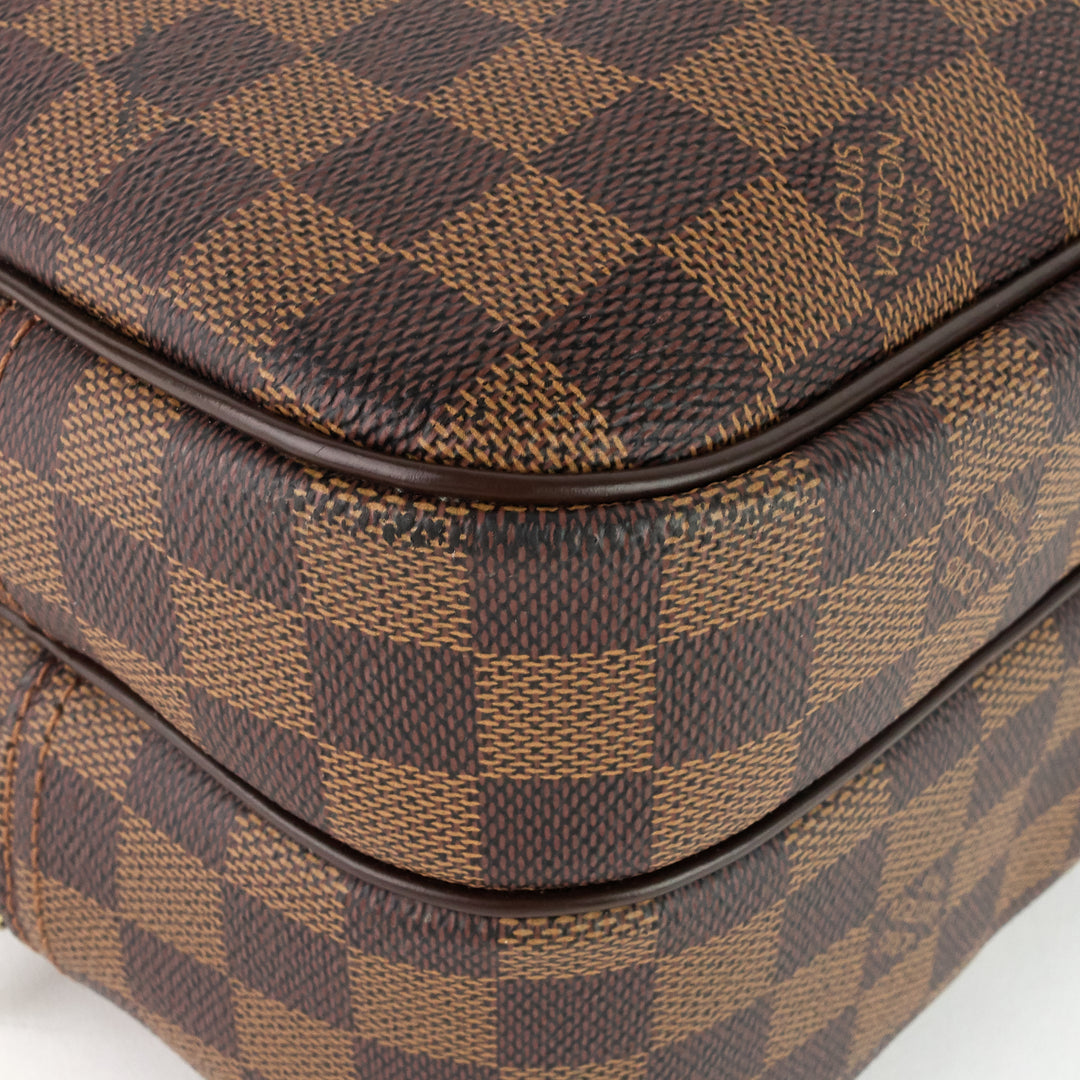reporter pm damier ebene canvas messenger bag