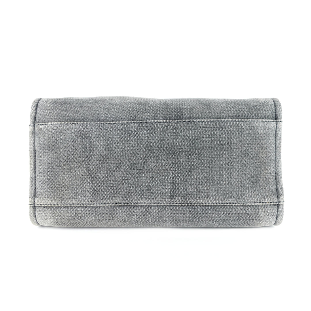 deauville medium canvas shopping tote bag
