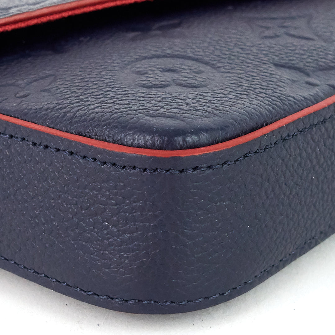 félicie pochette monogram empreinte leather bag