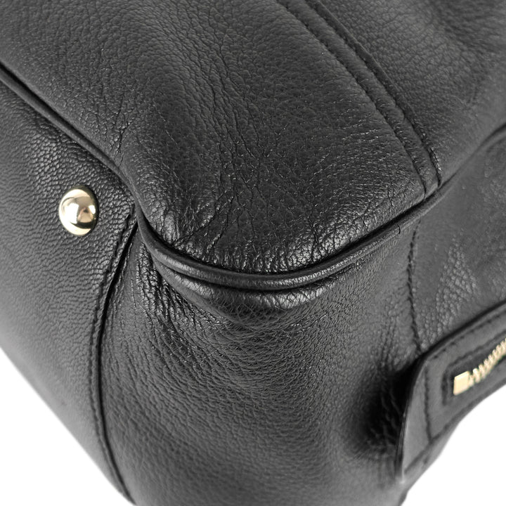 princy boston large leather bag