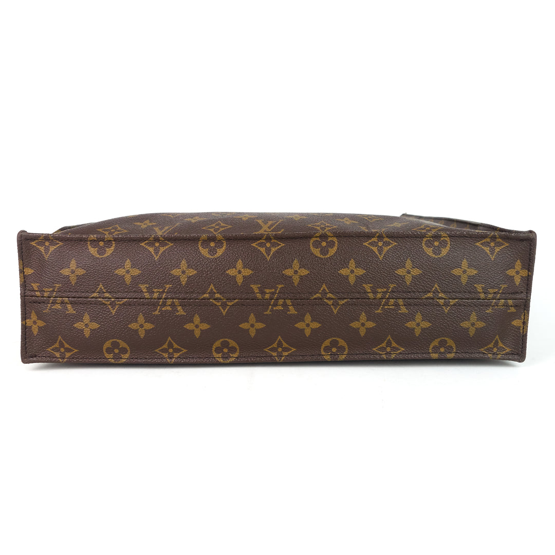 sac plat gm monogram canvas handbag
