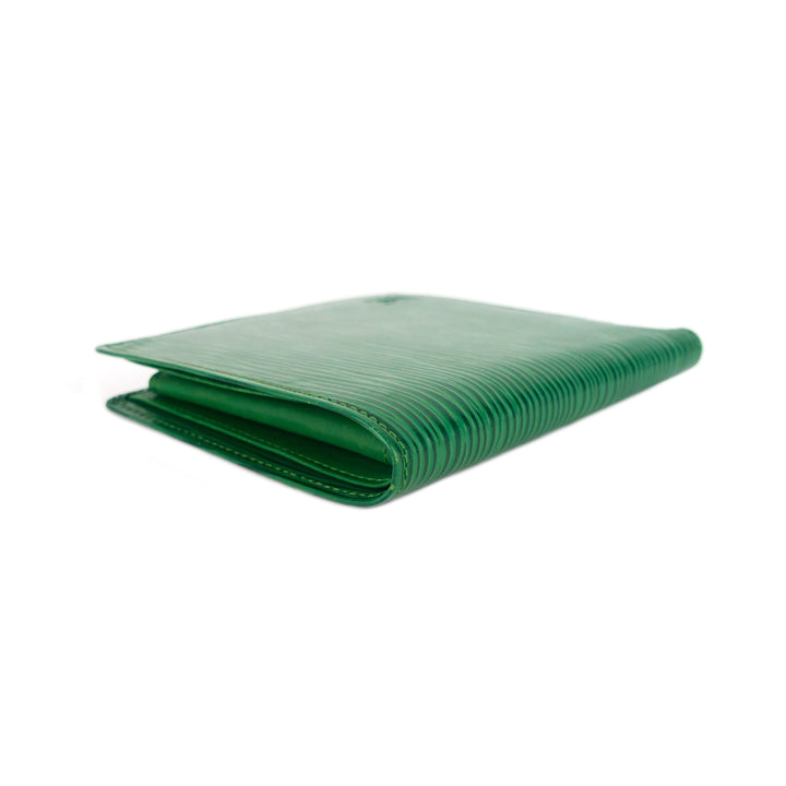 marco green epi leather wallet