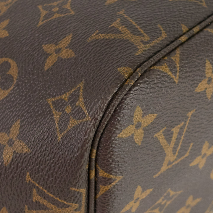 neverfull mm monogram canvas tote bag