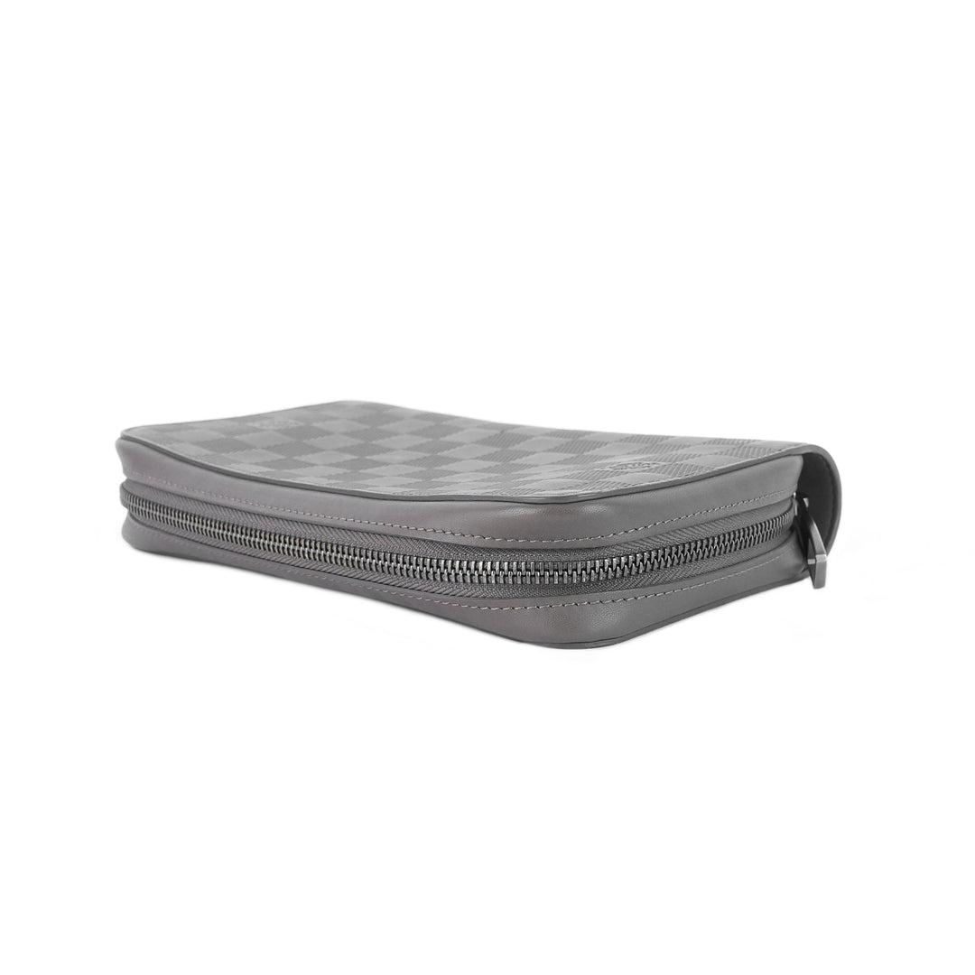 zippy xl damier infini leather organizer wallet
