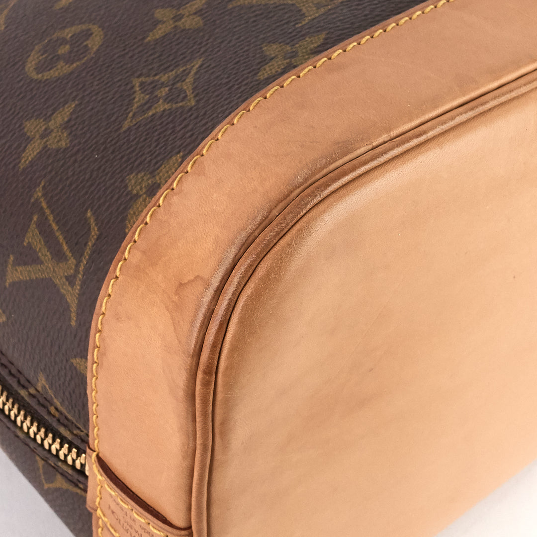 alma mm vintage monogram canvas bag