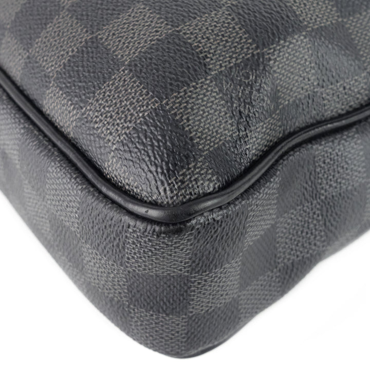 porte-documents voyage pm damier graphite canvas briefcase bag