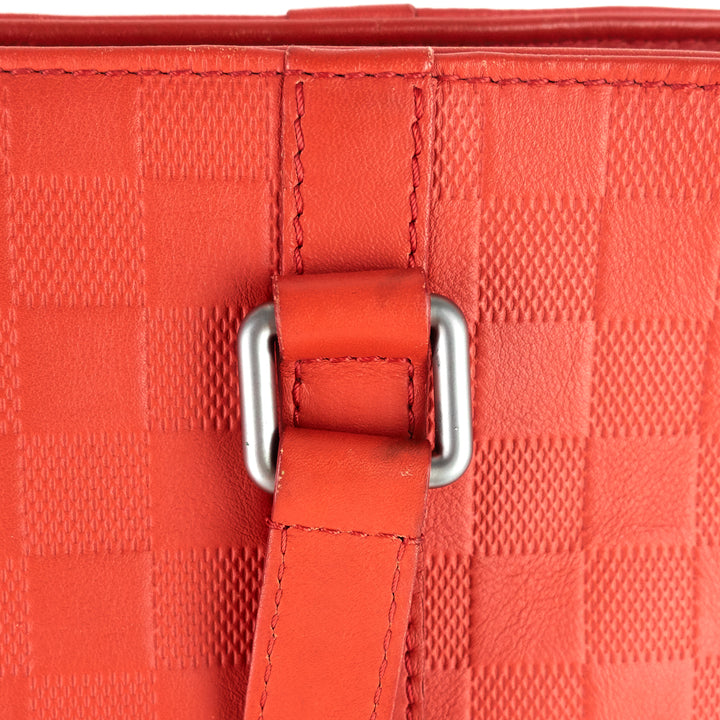 tadao pm damier infini leather tote bag