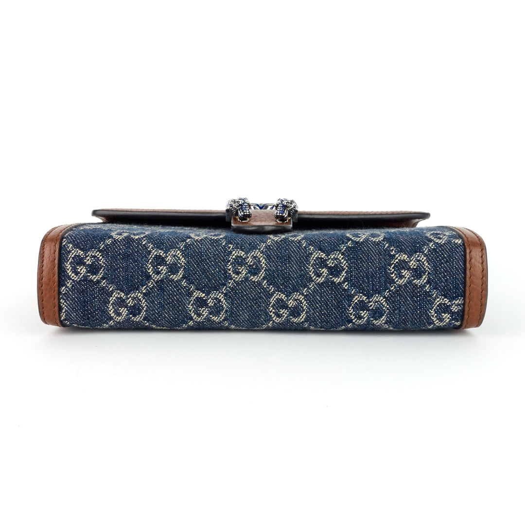 dionysus gg denim mini bag