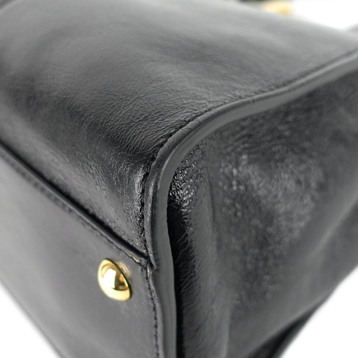 peekaboo medium lambskin leather bag