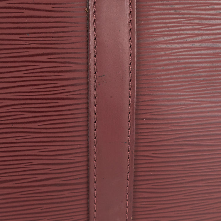 porte-documents voyage burgundy epi leather briefcase bag