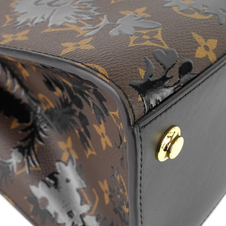 city steamer mm monogram blossom canvas bag