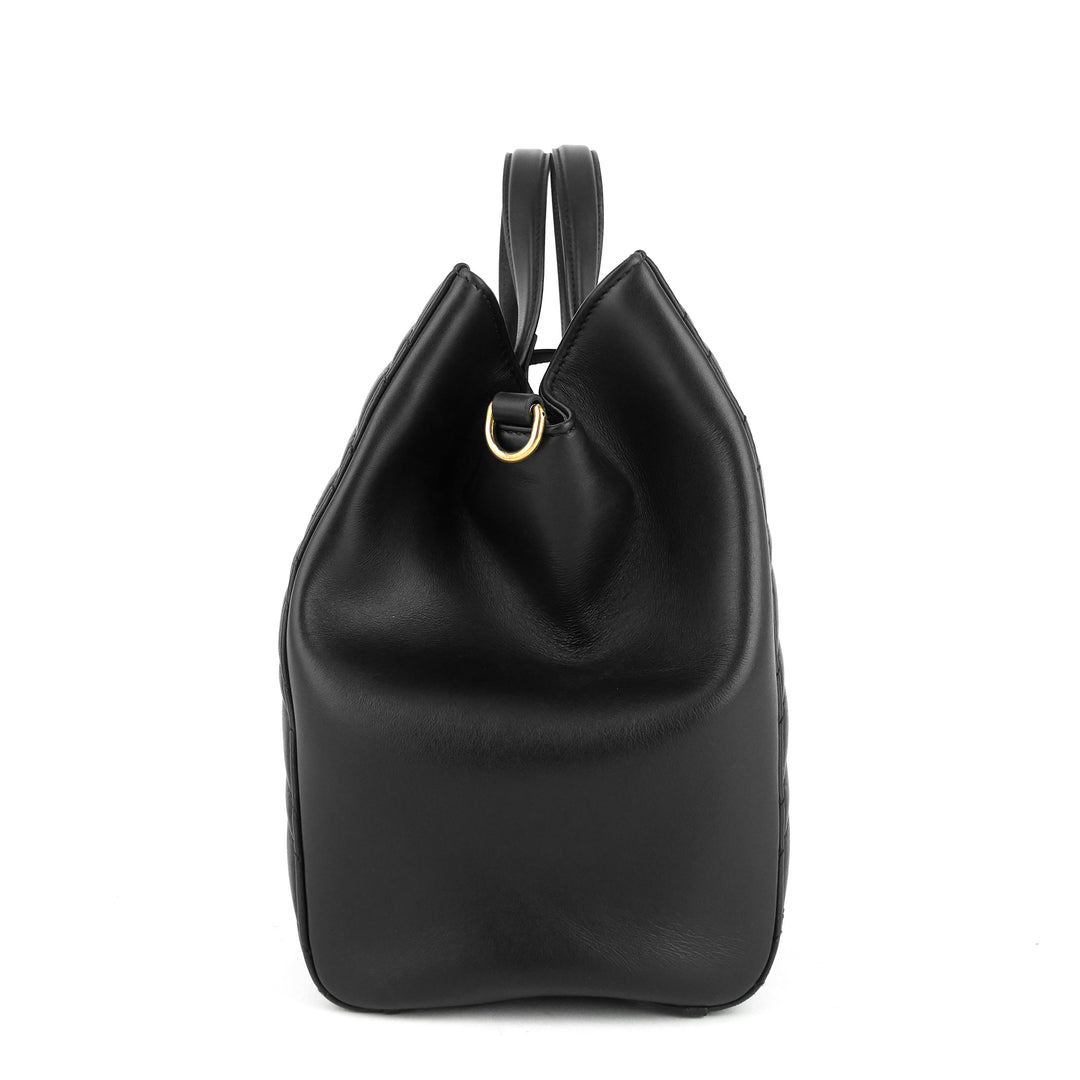 marmont medium matelassé calfskin tote bag