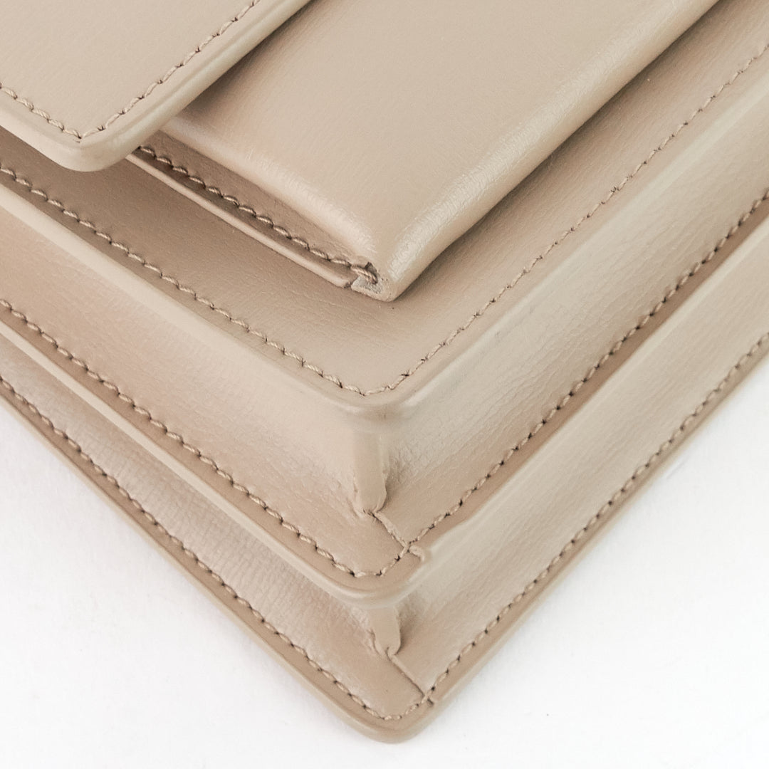sunset medium calfskin crossbody bag