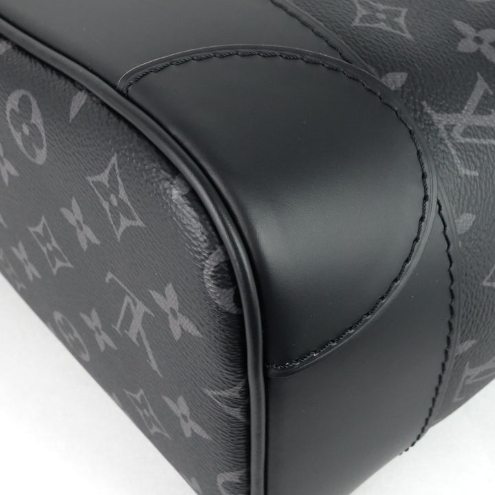 steamer monogram eclipse canvas backpack