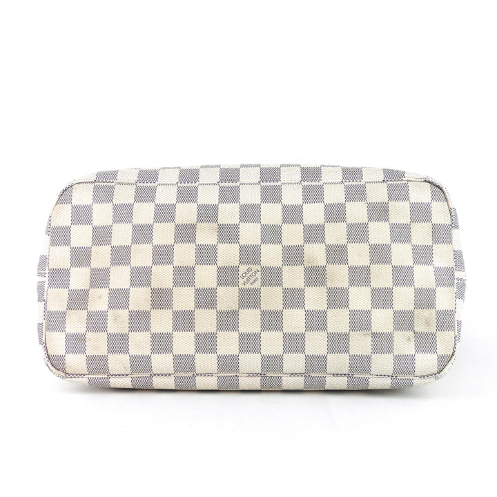 neverfull mm damier azur canvas bag