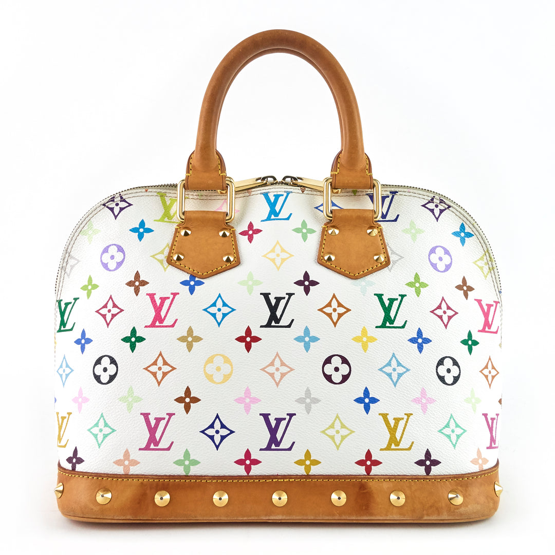 alma monogram multicolore canvas bag