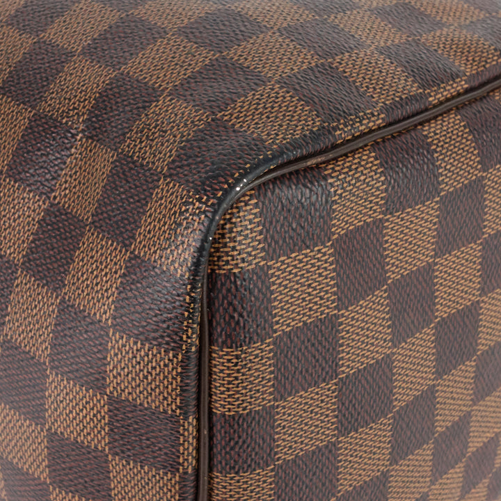 speedy 35 damier ebene canvas bag