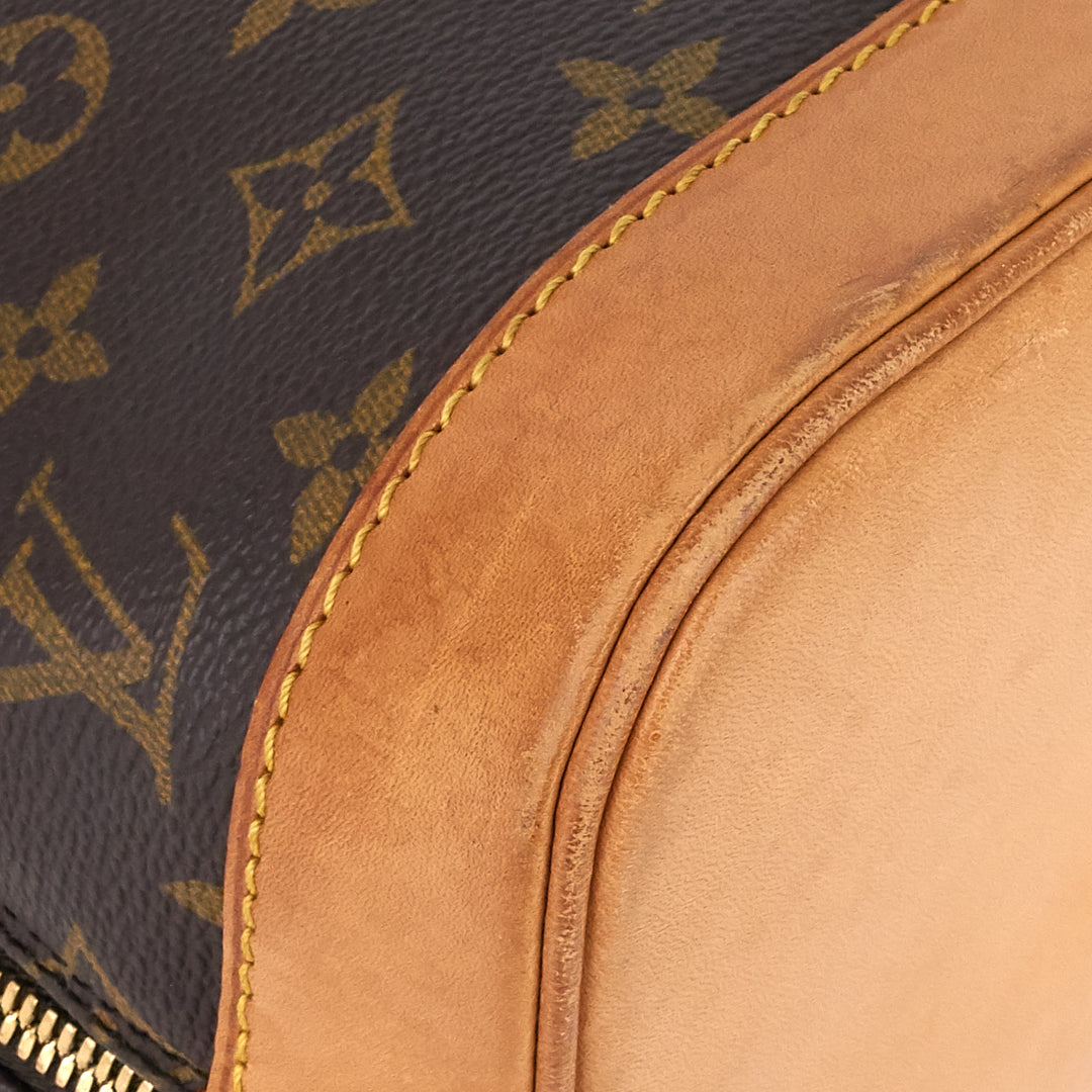 alma pm monogram canvas handbag