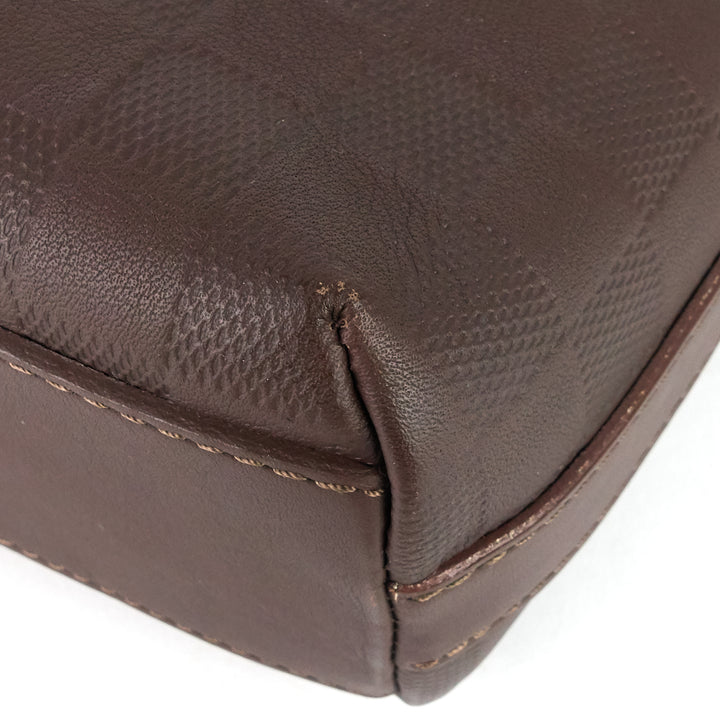 calypso mm damier infini leather bag