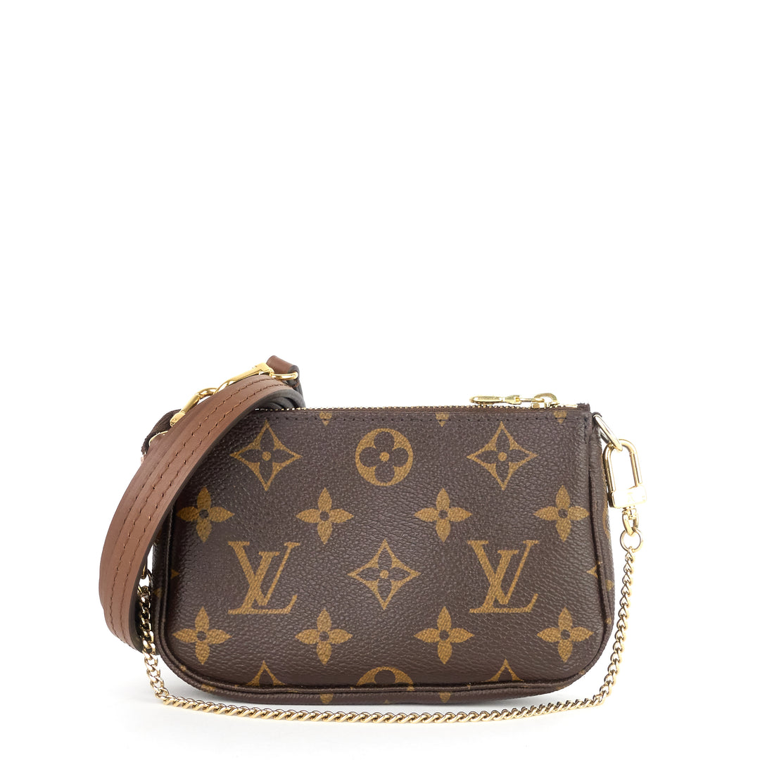pochette accessoires mini monogram canvas bag