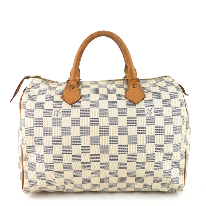 speedy 30 damier azur canvas bag