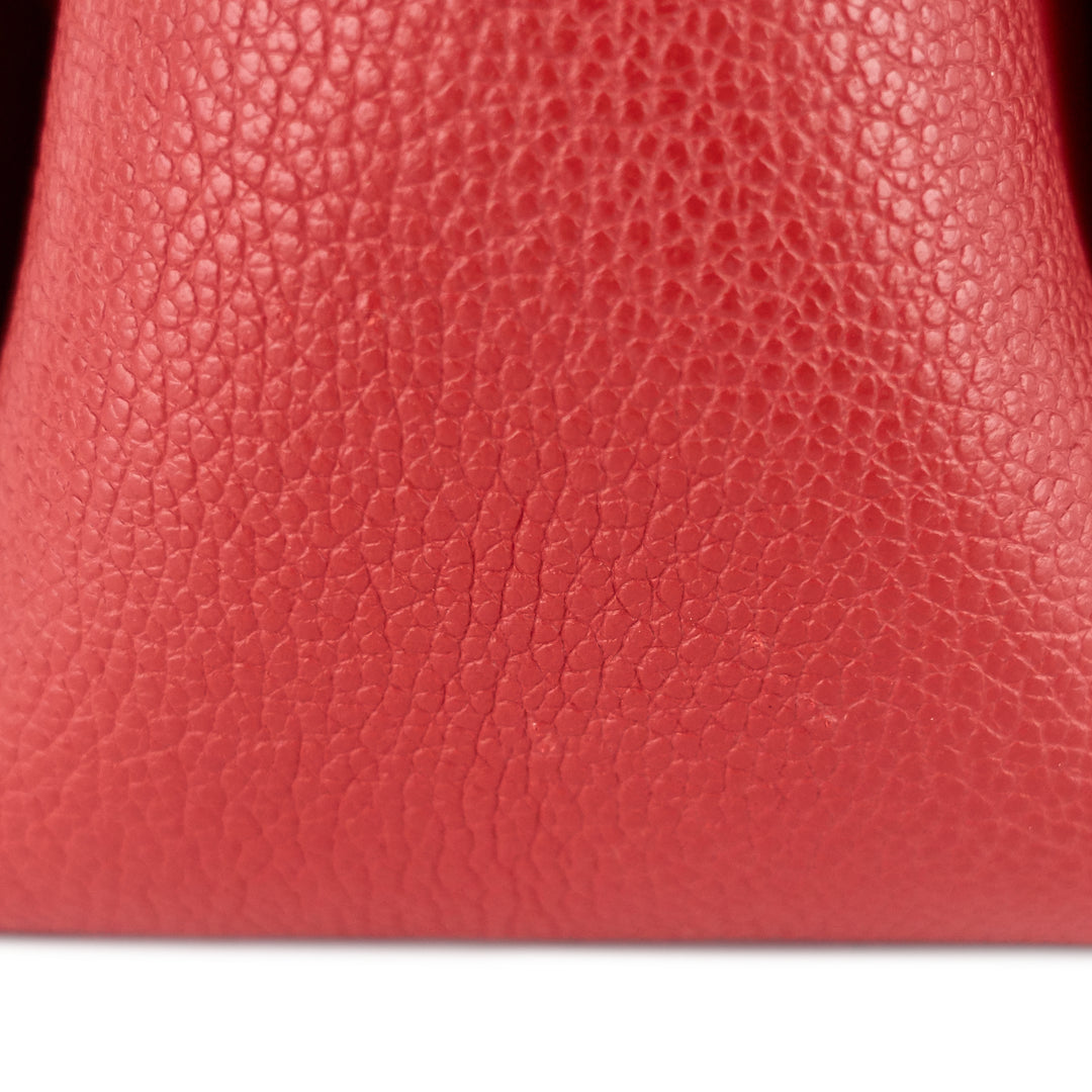 surène mm monogram canvas and calfskin leather tote bag